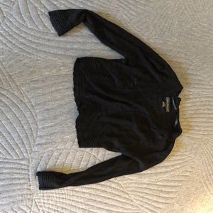 Black Crop Cardigan Jessica Howard EUC XS
